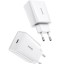 Сетевое зарядное устройство с Type C, скоростная зарядка Baseus Speed Mini 1C 3A/20W, белое