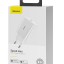 Сетевое зарядное устройство с Type C, скоростная зарядка Baseus Speed Mini 1C 3A/20W, белое