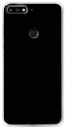 Чехол-накладка для Huawei Nova 2 lite силикон матовый чёрный