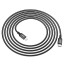 Usb Кабель-зарядка Type-C на Lightning Hoco X14 Double 3A 20W 2м в тканевой оплетке черный