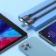 Usb Кабель-зарядка Type-C на Lightning Hoco X14 Double 3A 20W 2м в тканевой оплетке черный