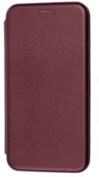 Чехол-книжка Samsung Galaxy A50 Fashion Case кожаная боковая бордовая