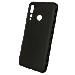 Чехол-накладка для Huawei Nova 4 силикон матовый чёрный