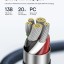 Кабель для зарядки Type-C на Lightning - Baseus Explorer 20Вт 1м черный - в оплётке