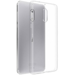 Чехол-накладка силикон 0.5мм Nokia 6 прозрачный