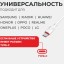 Зарядный блок с кабелем Type-C на Type-C Borofone Pro 1C 20вт/3А белое
