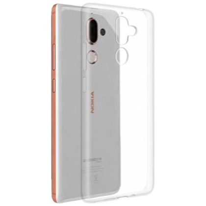 Чехол-накладка силикон 0.5мм Nokia 7 прозрачный
