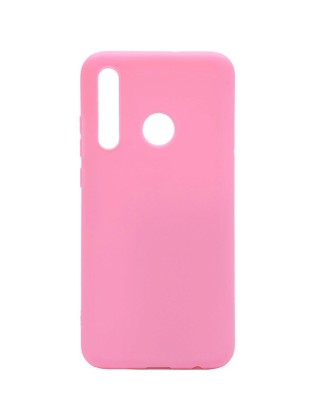 Накладка для Huawei Honor 9C Silicone cover розовая