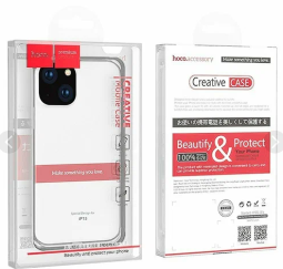 Накладка для i-Phone 15 Pro Hoco Light силикон тонкий прозрачный