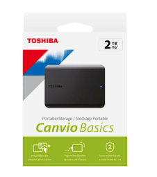 Внешний HDD Toshiba Canvio Basics 2TB (HDTB520EK3AA) черный