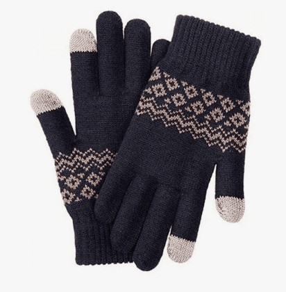 Перчатки Xiaomi Touchscreen Winter Wool Gloves синие