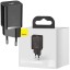 Зарядный блок скоростная зарядка для андроид Baseus Super Si с разъёмом Type-C 20W, черное