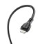 Провод для зарядки Type-C на Lightning Borofone Durable 12W - силиконовый - черный - 1м