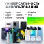 Сетевое зарядное устройство для Apple Borofone Sharp с шнуром Lightning 1USB 2.1A черное