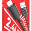 Usb Кабель-зарядка Lightning Hoco X88 2.4A 1м черный