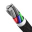 Кабель-зарядка Type-C на Lightning Baseus High Density Braided 20W 1м (CATLG01) черный