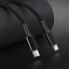 Кабель-зарядка Type-C на Lightning Baseus High Density Braided 20W 1м (CATLG01) черный