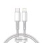 Кабель-зарядка Type-C на Lightning Baseus High Density Braided 20W 1м (CATLGD-02) белый