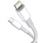 Кабель-зарядка Type-C на Lightning Baseus High Density Braided 20W 1м (CATLGD-02) белый