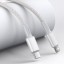 Кабель-зарядка Type-C на Lightning Baseus High Density Braided 20W 1м (CATLGD-02) белый