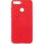Накладка для Huawei Y6 Prime (2018)/CW 7A Prime/CX8E Silicone cover без логотипа красная