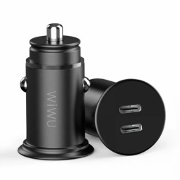 Автомобильное зарядное устройство WiWU PC400 40W 2C черное