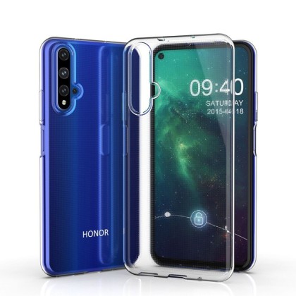 Чехол-накладка силикон 0.5мм Huawei Honor Nova 5i прозрачный