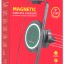 Держатель c беспроводной зарядкой в воздуховод Borofone BH45 (MagSafe) 15W магнитный черный