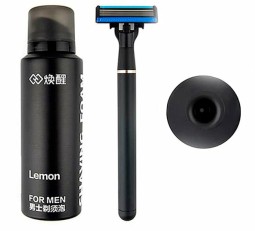 Комплект для бритья Xiaomi Lemon Razor N600 +пенка для бритья