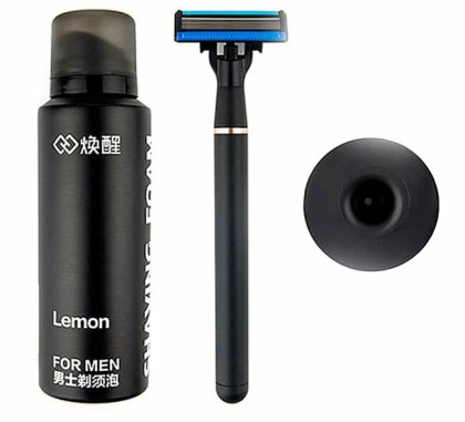 Комплект для бритья Xiaomi Lemon Razor N600 +пенка для бритья
