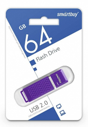 USB флеш накопитель Smartbuy 64GB Quartz series Violet