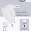 Сетевое зарядное устройство с быстрой зарядкой Borofone 1C 20W, белое