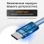 Usb Кабель Type-C для быстрой зарядки - Hoco 3A 1м в тканевой оплётке - черный