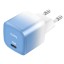 Сетевое зарядное устройство - Hoco Frozen Blue - 1-порт Type-С PD3.0/QC3.0 20W - ледяной/белый