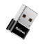 Переходник Baseus Type-C на USB-A3.0 CAAOTG-01 черный