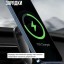 Держатель в автомобиль на торпеду/воздух c беспроводной зарядкой для iPhone Baseus (WXJN-01) черный