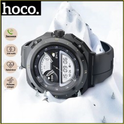 Умные Смарт-часы Hoco Y14 Smart Sports Watch черные