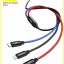 Кабель-зарядка Baseus Three Primary Micro+Lightning+Type-C 3.5A 30см (CAMLT-ASY01) черный