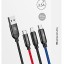 Кабель-зарядка Baseus Three Primary Micro+Lightning+Type-C 3.5A 30см (CAMLT-ASY01) черный